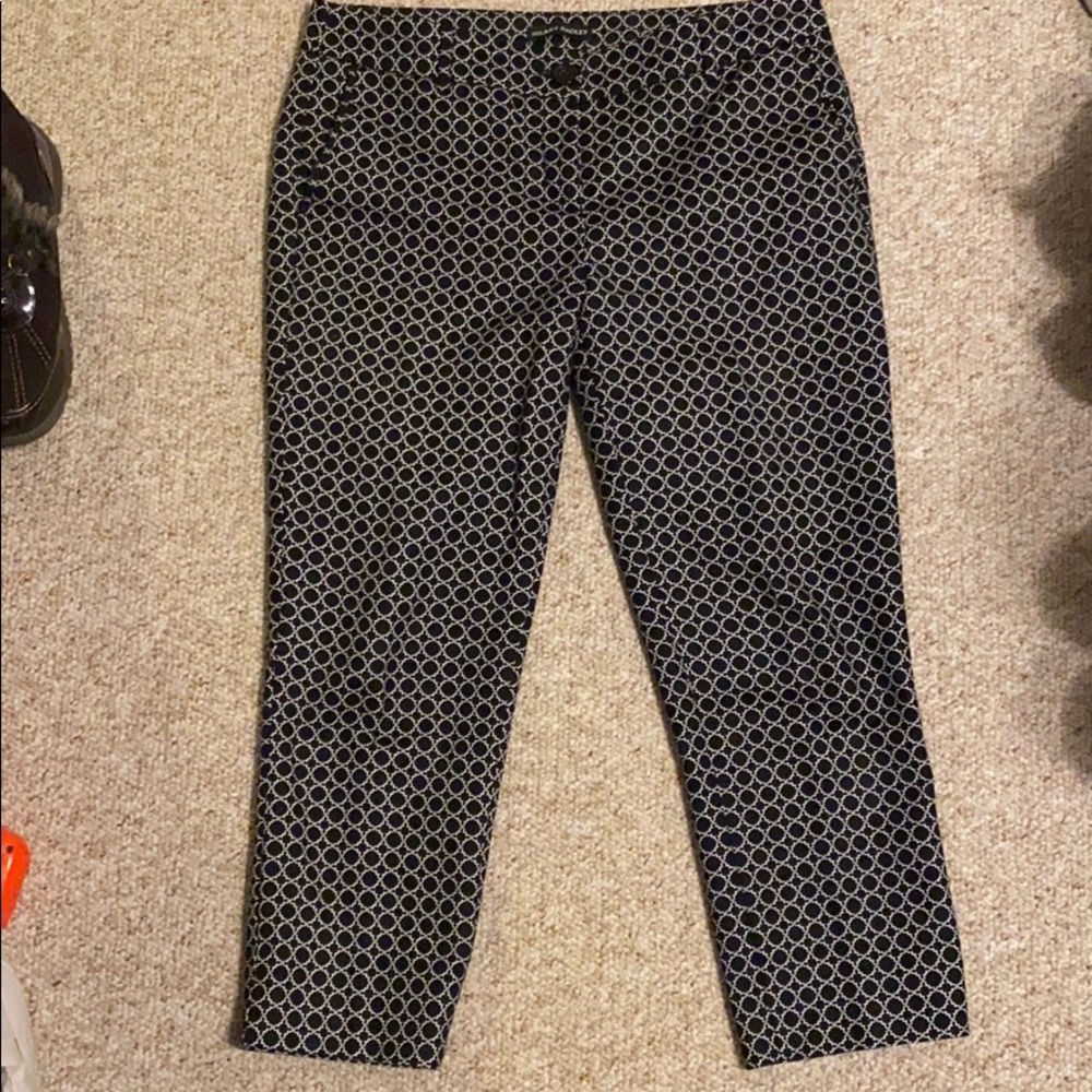 Black and White Capris